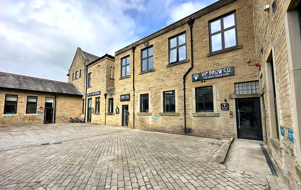 The courtyard at Halifax Wellness Centre